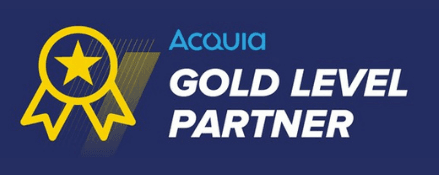 Acquia Gold Level Partner badge